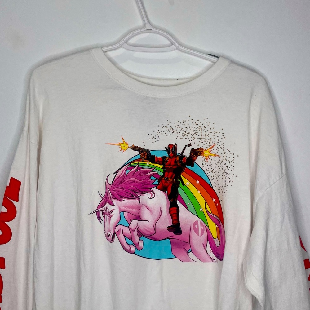 Marvel DeadPool Unicorn Tee Original